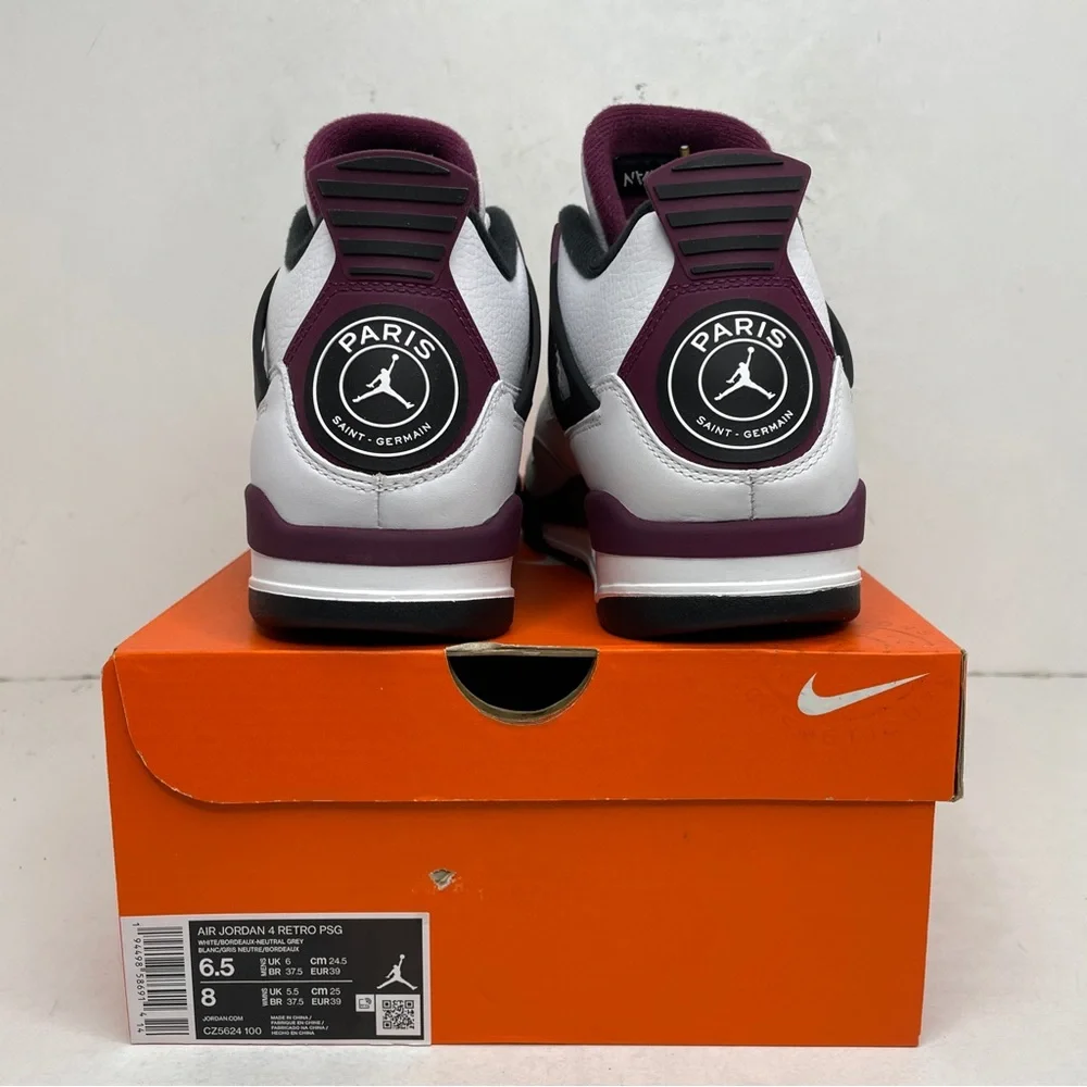 Nike Air Jordan 4 Retro “PSG/Paris Saint-Germain” 2023 - Picture 4 of 4